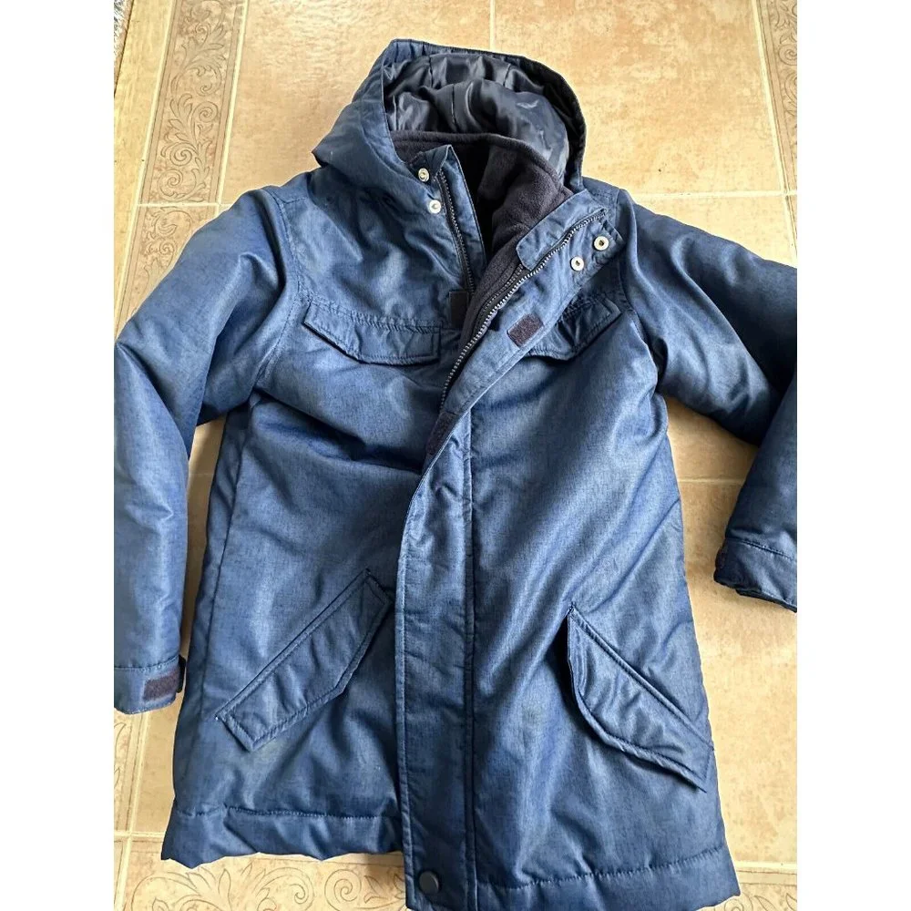 Old Navy worn once jacket Snowboarder 3 in 1 navy crockett boy Size L 10-12